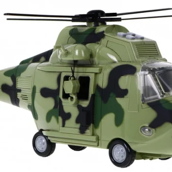 Vojni Helikopter Za Djecu 3+ Svijetlozeleni + Zvukovi Svjetla + Pokretni Dijelovi 2