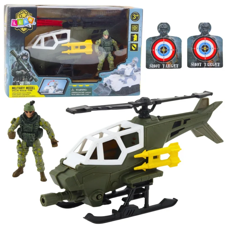 Vojni Set Helikopter I Figura Vojnika 1