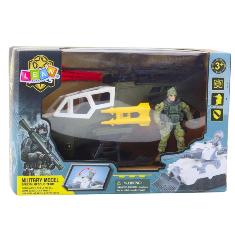 Vojni Set Helikopter I Figura Vojnika 5