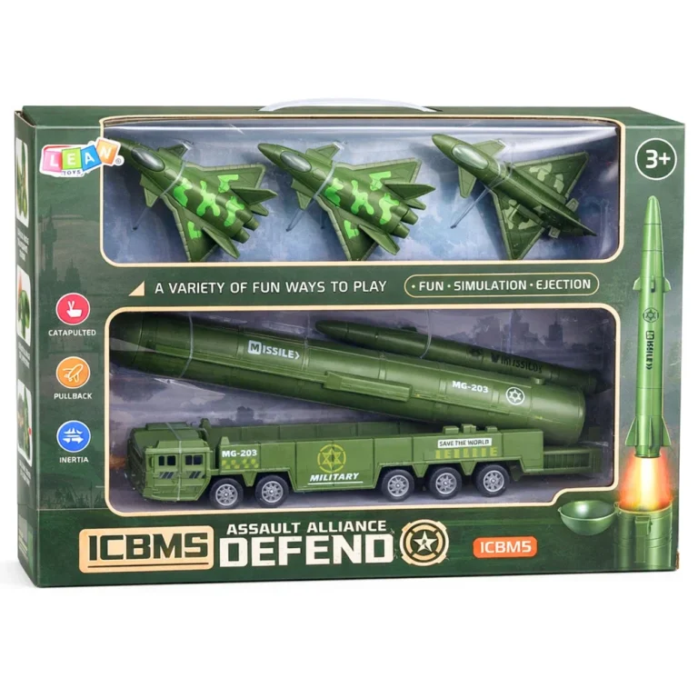 Vojni Set Kamion Bacač Raketa I Borbeni Avioni 5