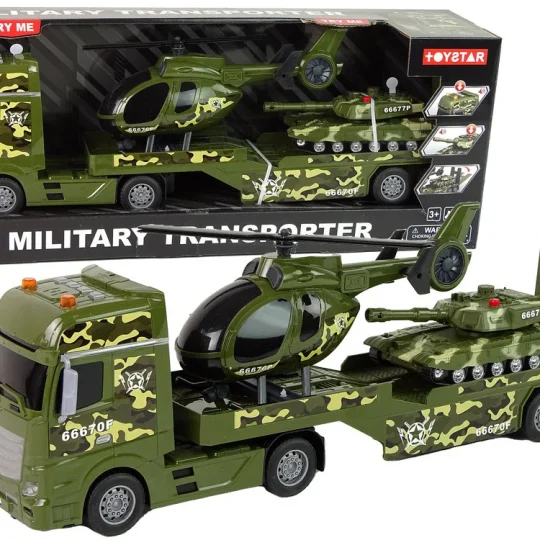 Vojni Set Tenk, Helikopter I Kamion, Pogon Na Trenje 1