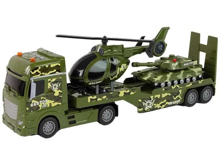 Vojni Set Tenk, Helikopter I Kamion, Pogon Na Trenje 2