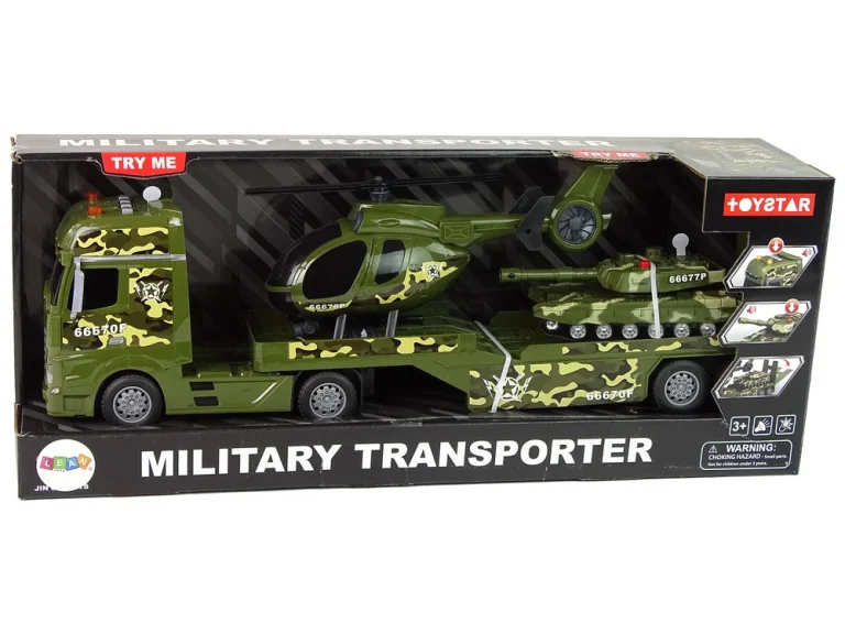 Vojni Set Tenk, Helikopter I Kamion, Pogon Na Trenje 5
