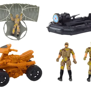 Vojni Set Tenk Helikopter Padobranac Sa Zvukovima 4