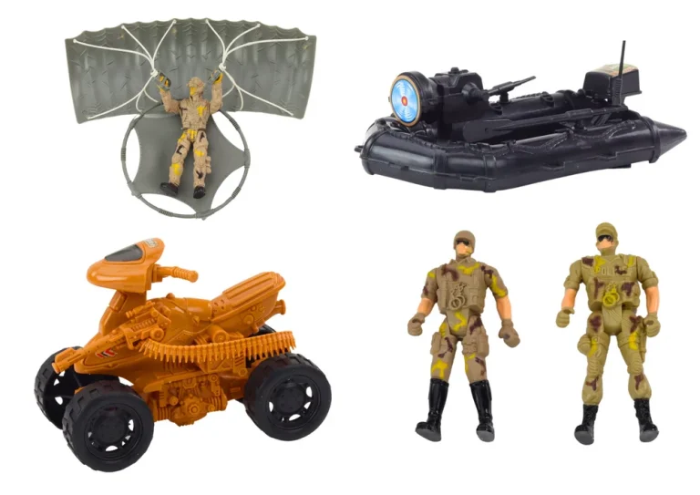 Vojni Set Tenk Helikopter Padobranac Sa Zvukovima 4