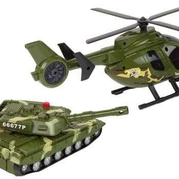 Vojni Set Tenk I Helikopter, Pogon Na Trenje 4