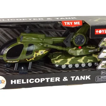 Vojni Set Tenk I Helikopter, Pogon Na Trenje 5