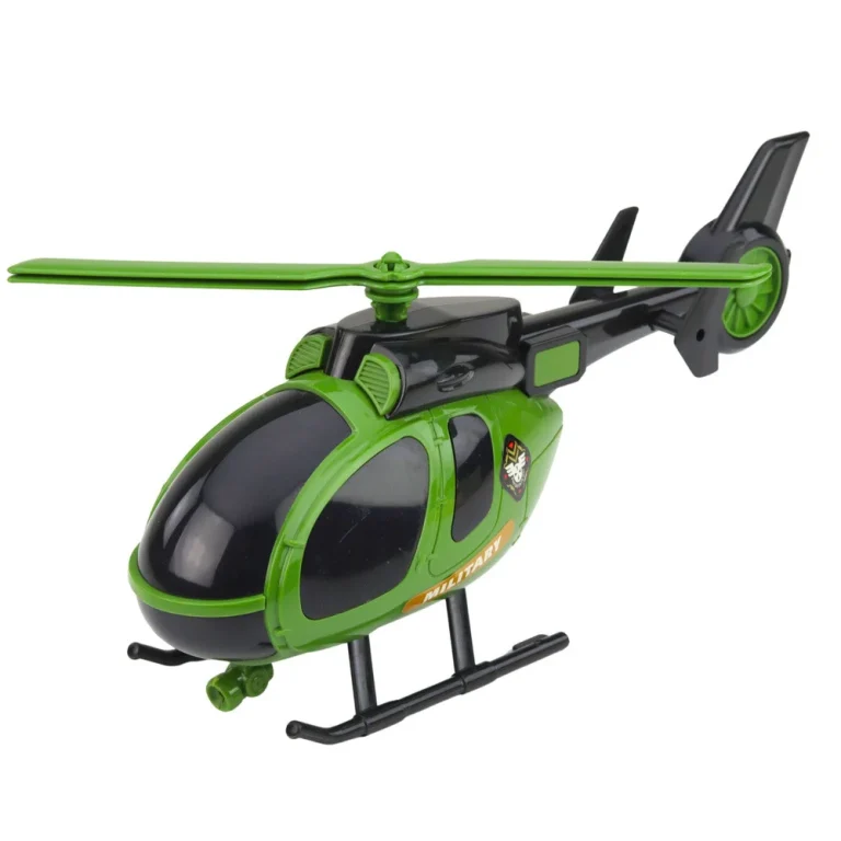 Vojni Set, Vučni Kamion, Automobil I Helikopter, Svjetla I Zvuk 4