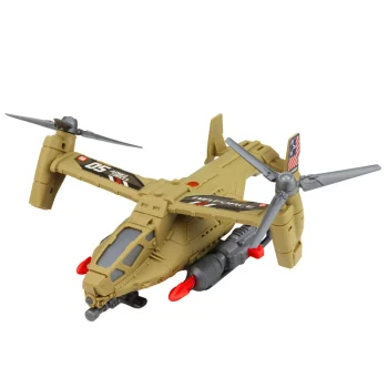 Vojni Set Za Djecu Helikopter, Tenk, Lebdeće Plovilo I Baza 3