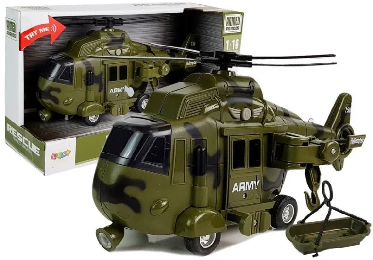 Vojni Spasilački Helikopter 1:16 Kuka Sa Zvučnim Svjetlom 1