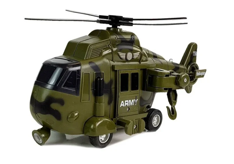 Vojni Spasilački Helikopter 1:16 Kuka Sa Zvučnim Svjetlom 3