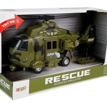 Vojni Spasilački Helikopter 1:16 Kuka Sa Zvučnim Svjetlom 5