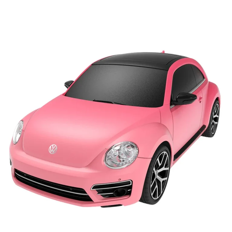 Volkswagen Beetle Uv Osjetljivi Automobil Na Daljinsko Upravljanje, Ružičasti Rastar 1:24 3