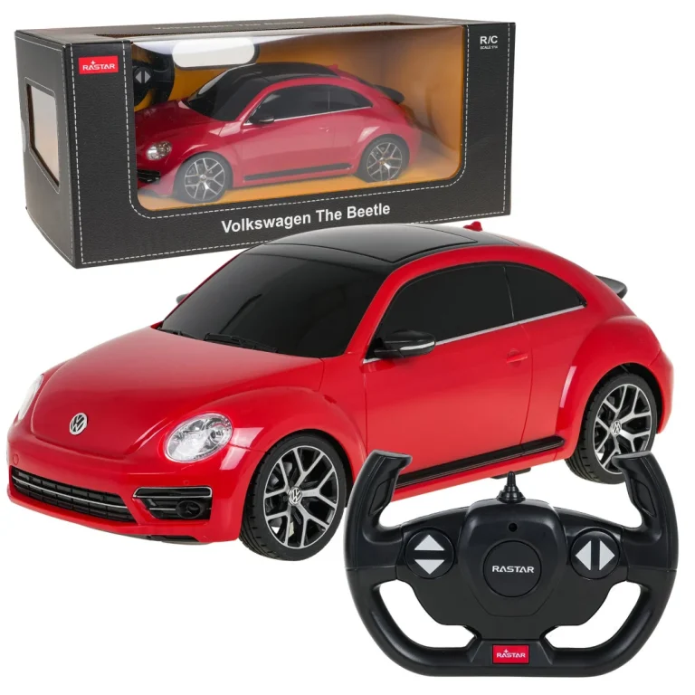 Volkswagen Buba 1:14 Rastar Crveni Auto Na Daljinsko Upravljanje, Crvena 1