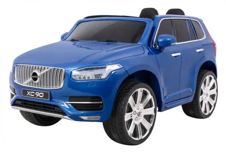 Volvo Xc90 Dječji Suv Na Baterije Plava Boja + Daljinski Upravljač + Nosač Prtljage 1