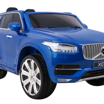 Volvo Xc90 Dječji Suv Na Baterije Plava Boja + Daljinski Upravljač + Nosač Prtljage 11