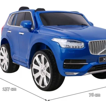 Volvo Xc90 Dječji Suv Na Baterije Plava Boja + Daljinski Upravljač + Nosač Prtljage 2