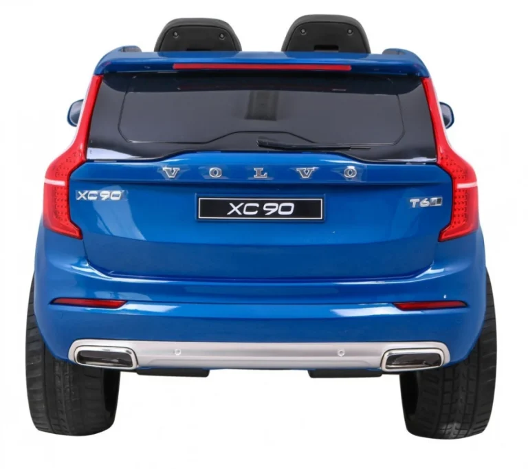 Volvo Xc90 Dječji Suv Na Baterije Plava Boja + Daljinski Upravljač + Nosač Prtljage 6