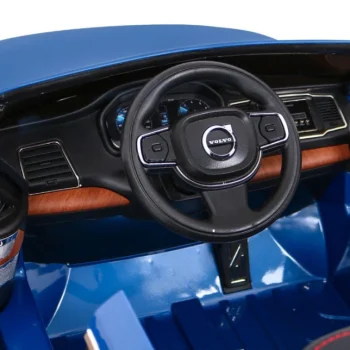 Volvo Xc90 Dječji Suv Na Baterije Plava Boja + Daljinski Upravljač + Nosač Prtljage 8