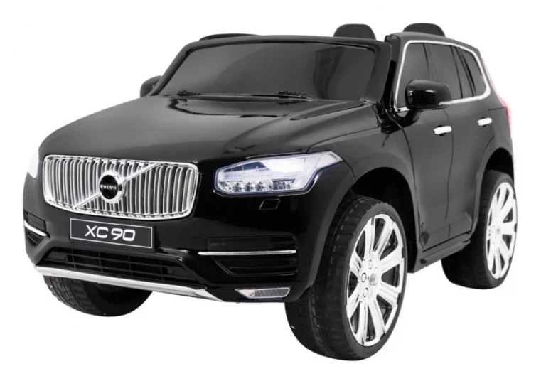 Volvo Xc90 Suv Na Baterije Za Djecu Crna Boja + Daljinski Upravljač + Prtljažnik 1