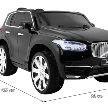 Volvo Xc90 Suv Na Baterije Za Djecu Crna Boja + Daljinski Upravljač + Prtljažnik 2
