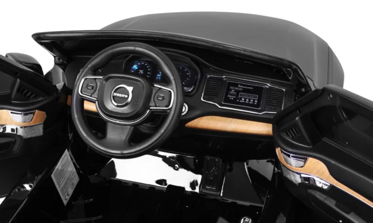 Volvo Xc90 Suv Na Baterije Za Djecu Crna Boja + Daljinski Upravljač + Prtljažnik 9