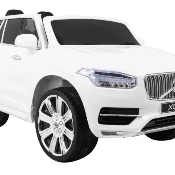 Volvo Xc90 Na Baterije Za Djecu Bijeli + Daljinski Upravljač + Nosač Za Prtljagu + Eva, Bijela 12