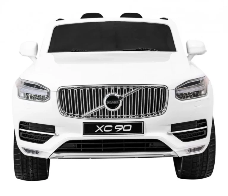 Volvo Xc90 Na Baterije Za Djecu Bijeli + Daljinski Upravljač + Nosač Za Prtljagu + Eva, Bijela 3