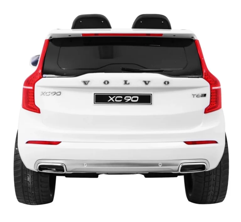 Volvo Xc90 Na Baterije Za Djecu Bijeli + Daljinski Upravljač + Nosač Za Prtljagu + Eva, Bijela 6