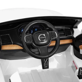 Volvo Xc90 Na Baterije Za Djecu Bijeli + Daljinski Upravljač + Nosač Za Prtljagu + Eva, Bijela 8
