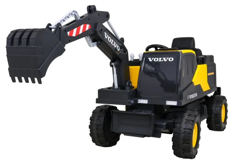 Volvo Bager Na Akumulator žuti + 2 Bazena I 150 Lopti 1