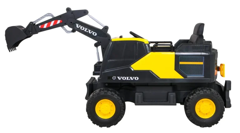 Volvo Bager Na Akumulator žuti + 2 Bazena I 150 Lopti 3