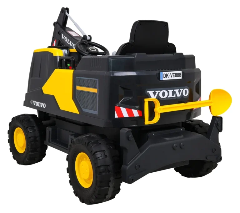 Volvo Bager Na Akumulator žuti + 2 Bazena I 150 Lopti 4