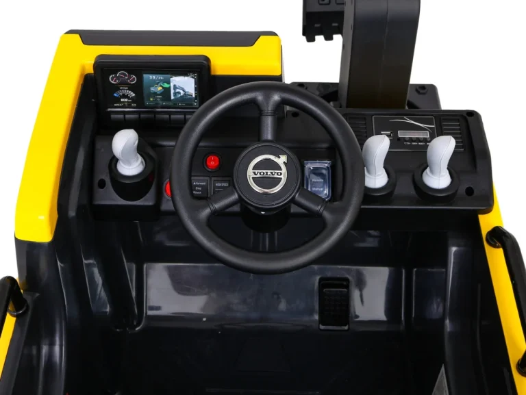 Volvo Bager Na Akumulator žuti + 2 Bazena I 150 Lopti 6