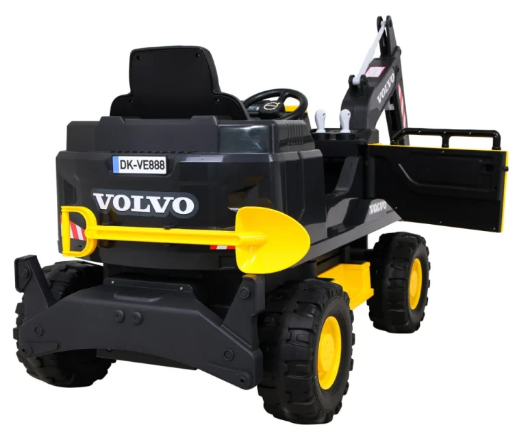 Volvo Bager Na Akumulator žuti + 2 Bazena I 150 Lopti 7