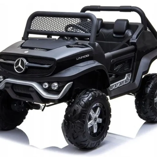 Vozilo Mercedes Benz Unimog Obojano U Crno 1