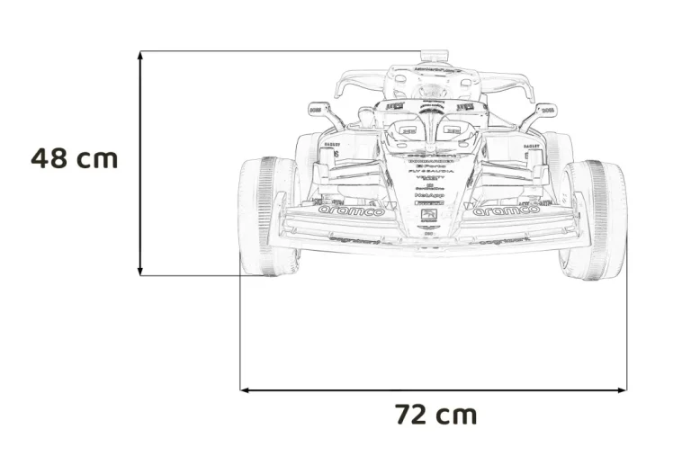 Vozilo, Bolid Formule 1 Aston Martin Cognizant Aramco, Zelena 2