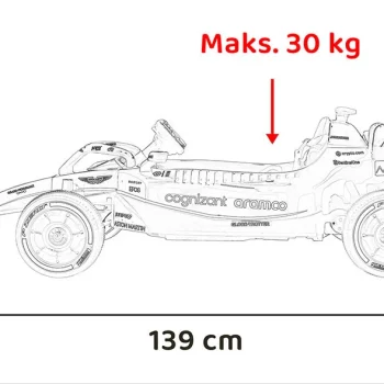 Vozilo, Bolid Formule 1 Aston Martin Cognizant Aramco, Zelena 3
