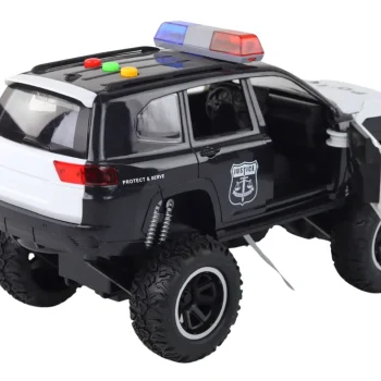 Vožnja Offroad Raptor Policija Crno Otvaranje Vrata Zvučno Svjetlo 3