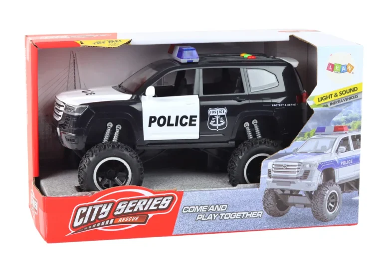 Vožnja Offroad Raptor Policija Crno Otvaranje Vrata Zvučno Svjetlo 4