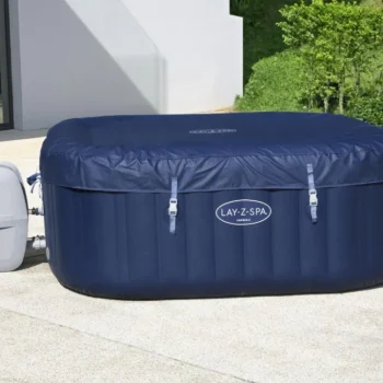 Vrtna Hidromasažna Kada Hawaii Lay Z Spa Airjet Bestway Za 6 Osoba + Filter + Navlaka + Chemconnect 5