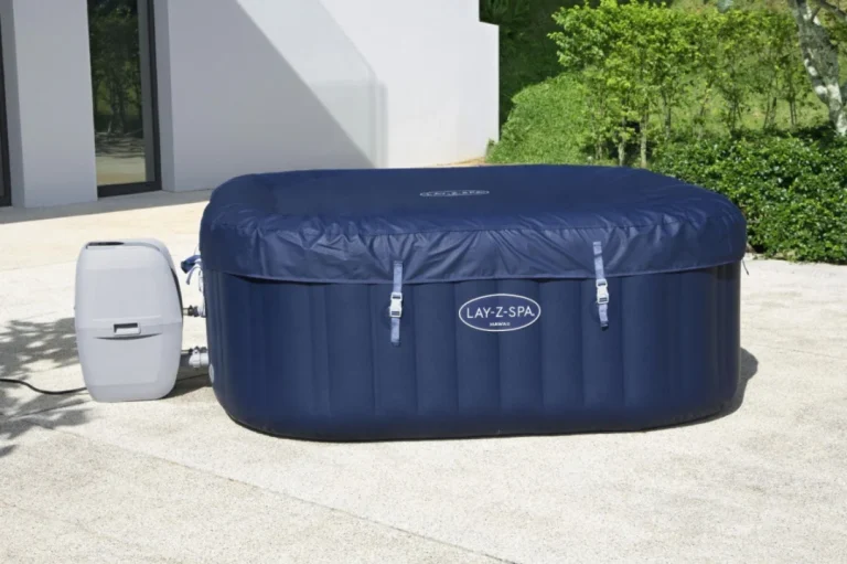 Vrtna Hidromasažna Kada Hawaii Lay Z Spa Airjet Bestway Za 6 Osoba + Filter + Navlaka + Chemconnect 5
