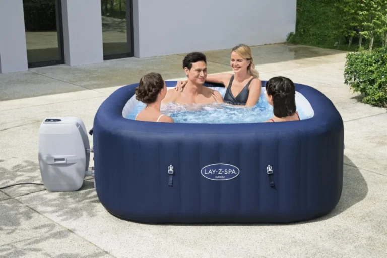 Vrtna Hidromasažna Kada Hawaii Lay Z Spa Airjet Bestway Za 6 Osoba + Filter + Navlaka + Chemconnect 6