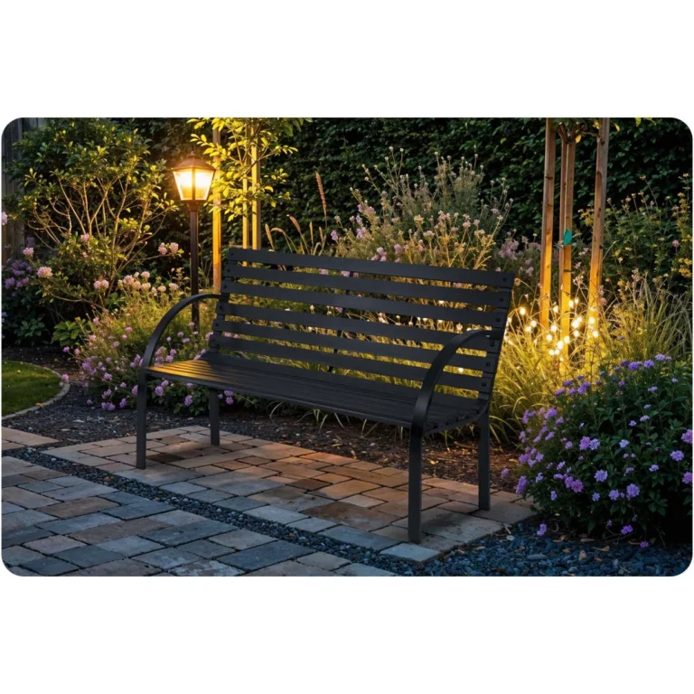 Vrtna Klupa S Naslonom 117,5 X 83 X 57 Cm Sofotel Luca 5