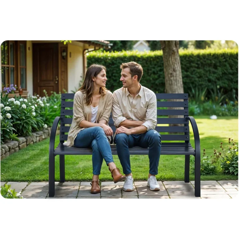 Vrtna Klupa S Naslonom 117,5 X 83 X 57 Cm Sofotel Luca 6