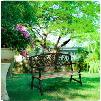 Vrtna Klupa S Naslonom 122 X 88,5 X 55,5 Cm Ivy Sofa 6