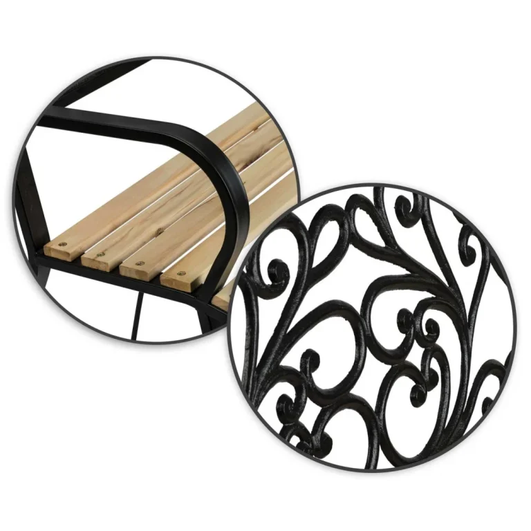 Vrtna Klupa S Naslonom 122 X 88,5 X 55,5 Cm Ivy Sofa 8