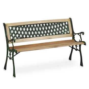 Vrtna Klupa S Naslonom 124 X 74 X 43 Cm Sofa Fusio 2