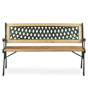 Vrtna Klupa S Naslonom 124 X 74 X 43 Cm Sofa Fusio 4