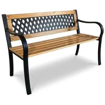 Vrtna Klupa S Naslonom 125 X 77 X 49 Cm Elion Sofa 2